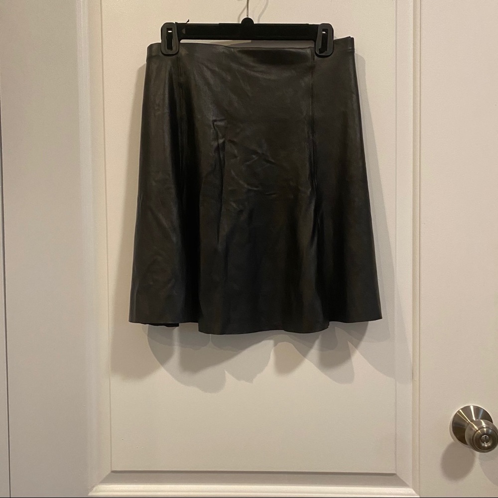 Spanx Faux Leather Skater Skirt - Picture 5 of 5